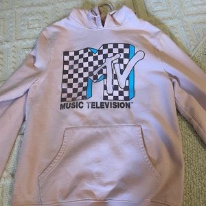 Light Pink MTV Hoodie - Size M